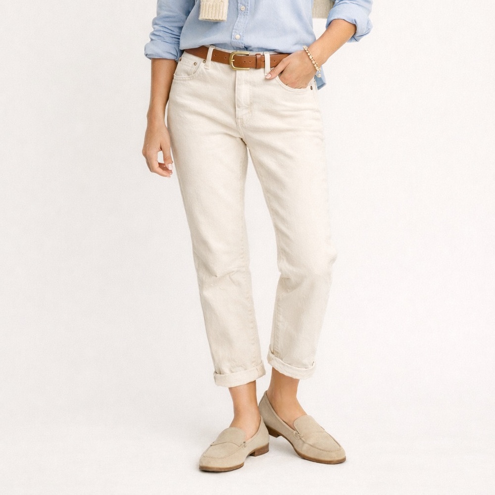 J. Crew Petite women’s slim broken in boyfriend Jean, size 29P